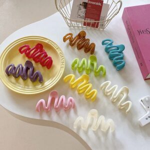 Shiny premium quality Zig zag bigger hair claws