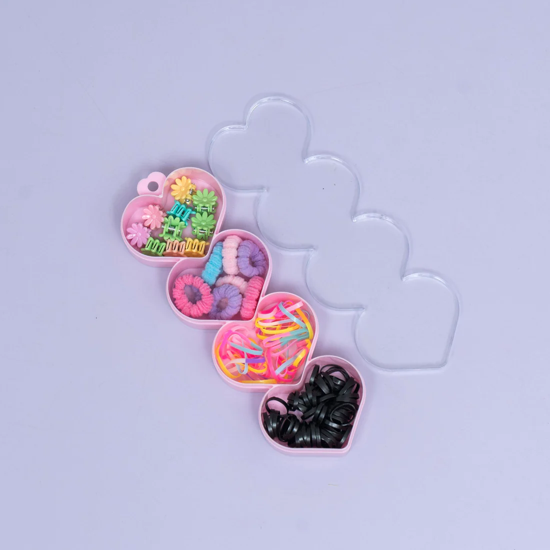 4-Layer Heart Hair Accessories for kids/ return gift