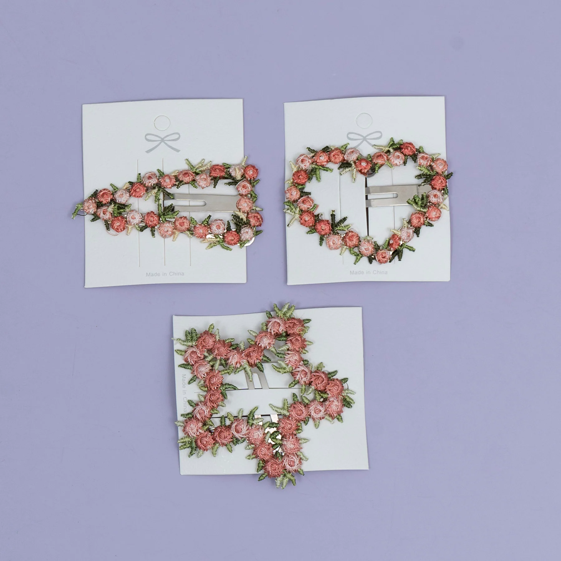 Fabric Hair Clips set (1 piece)