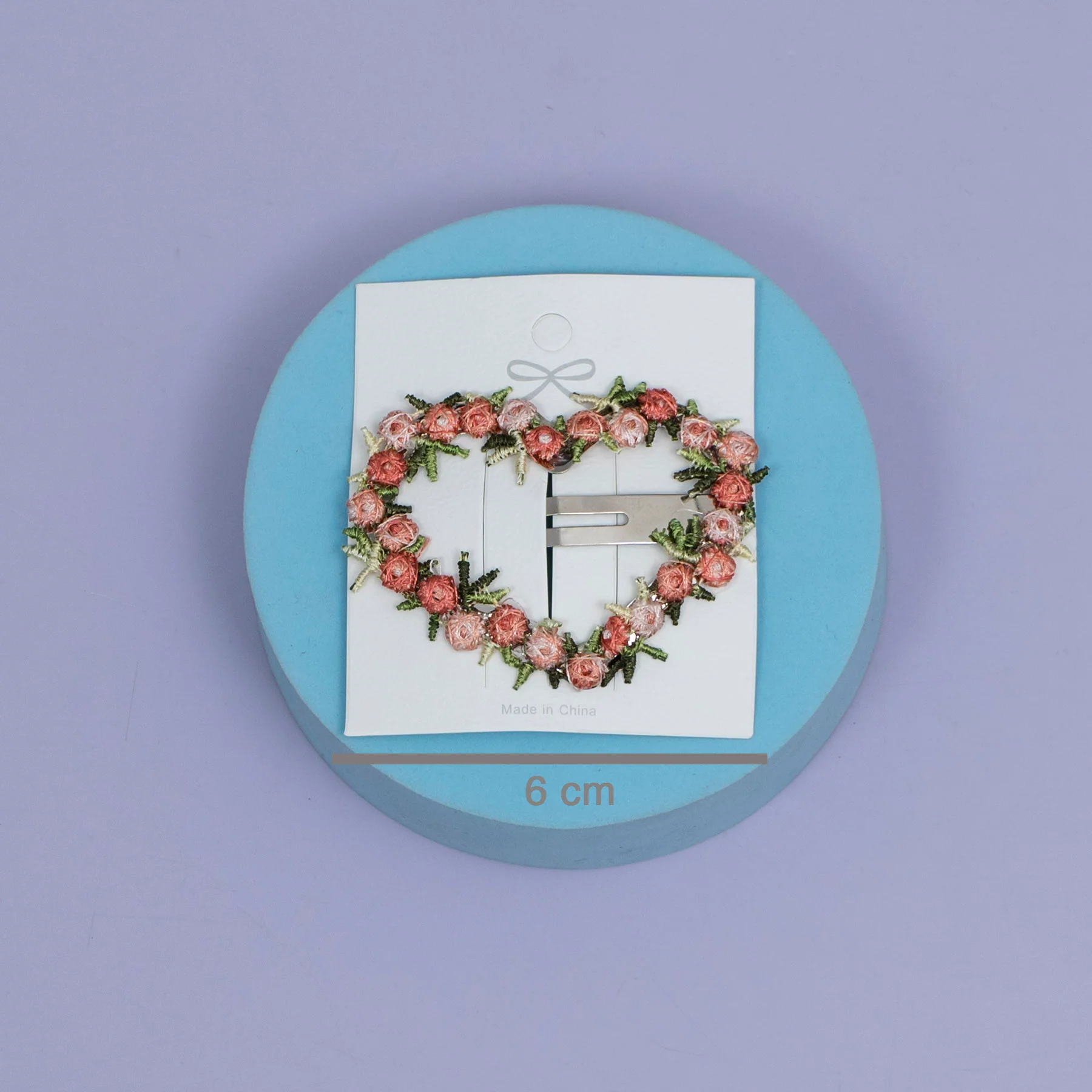 Fabric Hair Clips set (1 piece) - Image 3