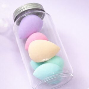 Beauty blender sponge jar ,good quality(5 assorted colours)