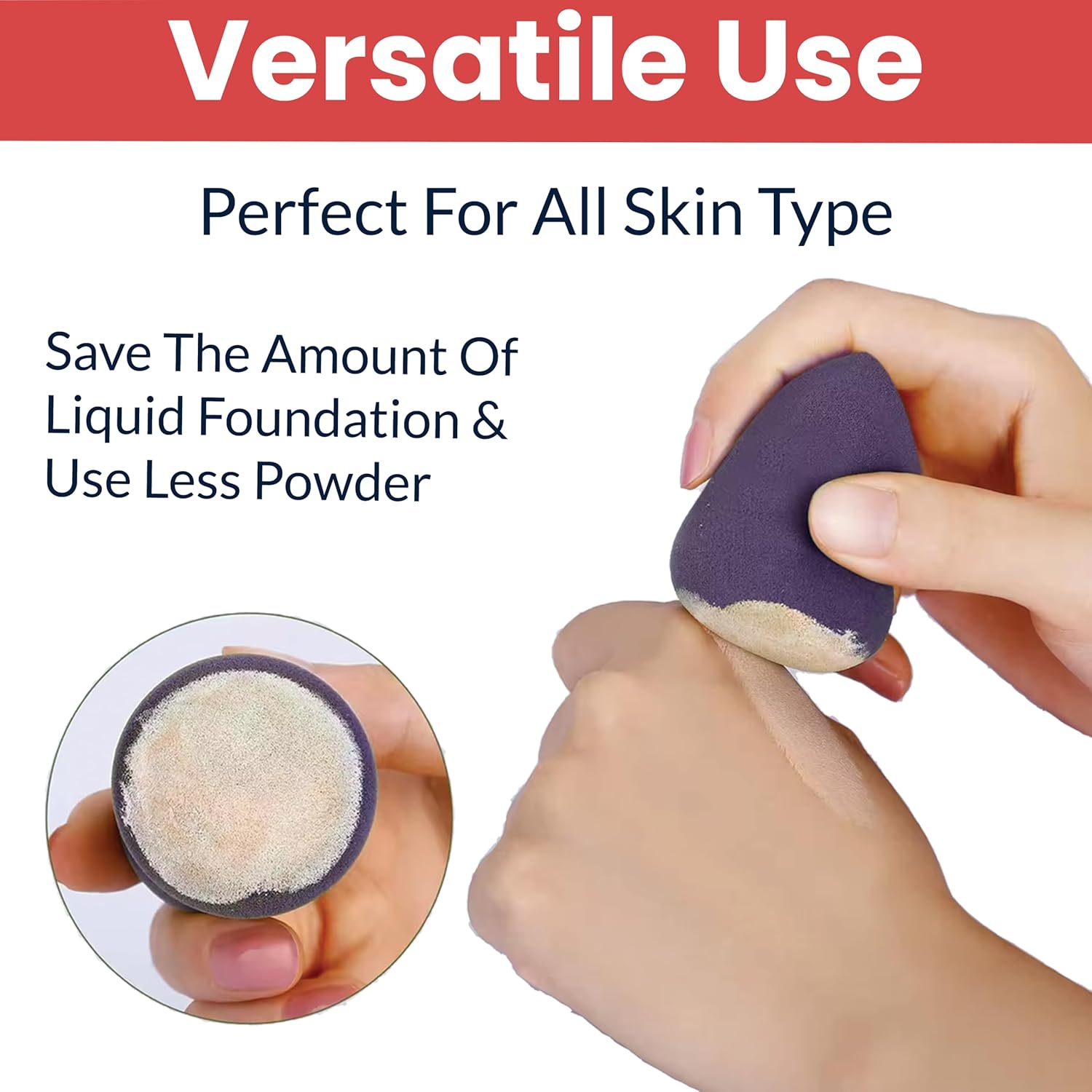 Beauty blender sponge jar ,good quality(5 assorted colours) - Image 6