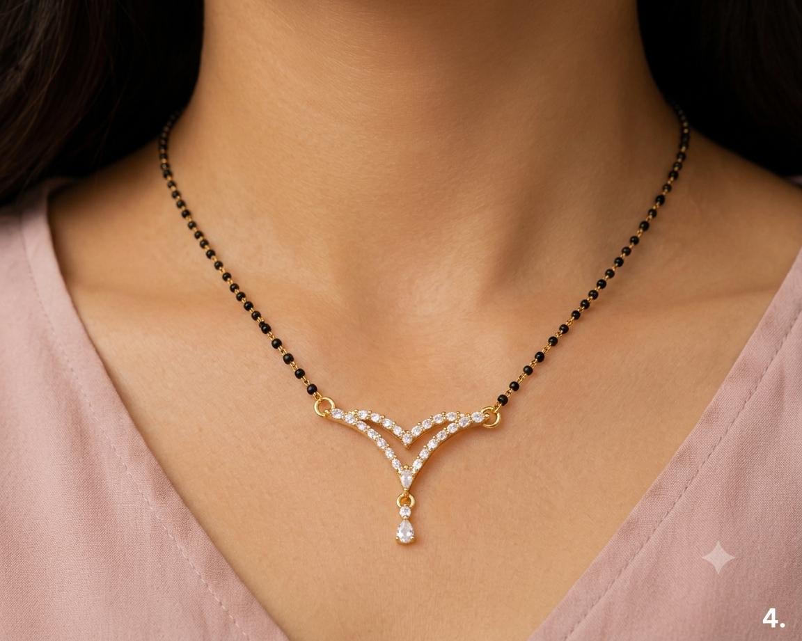 Mangalsutra Design 8 -Stainless Steel Anti Tarnish necklace