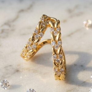 Ear cuff Model 5 Antitarnish 18k Gold plated on stainless steel (1 pcs )