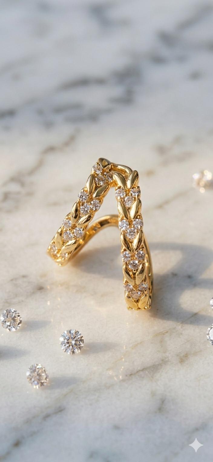Ear cuff Model 5 Antitarnish 18k Gold plated on stainless steel (1 pcs )
