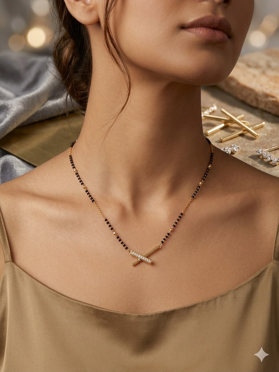 Mangalsutra Design 1 -Stainless Steel Anti Tarnish necklace