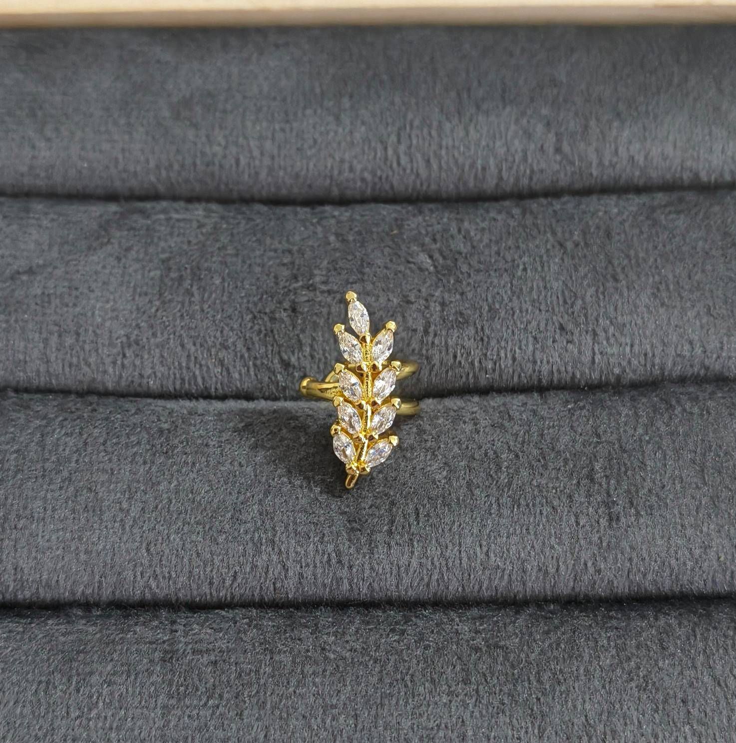 Ear cuff Model 1 Antitarnish 18k Gold plated on stainless steel (1 pcs ) - Image 2