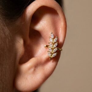Ear cuff Model 1 Antitarnish 18k Gold plated on stainless steel (1 pcs )