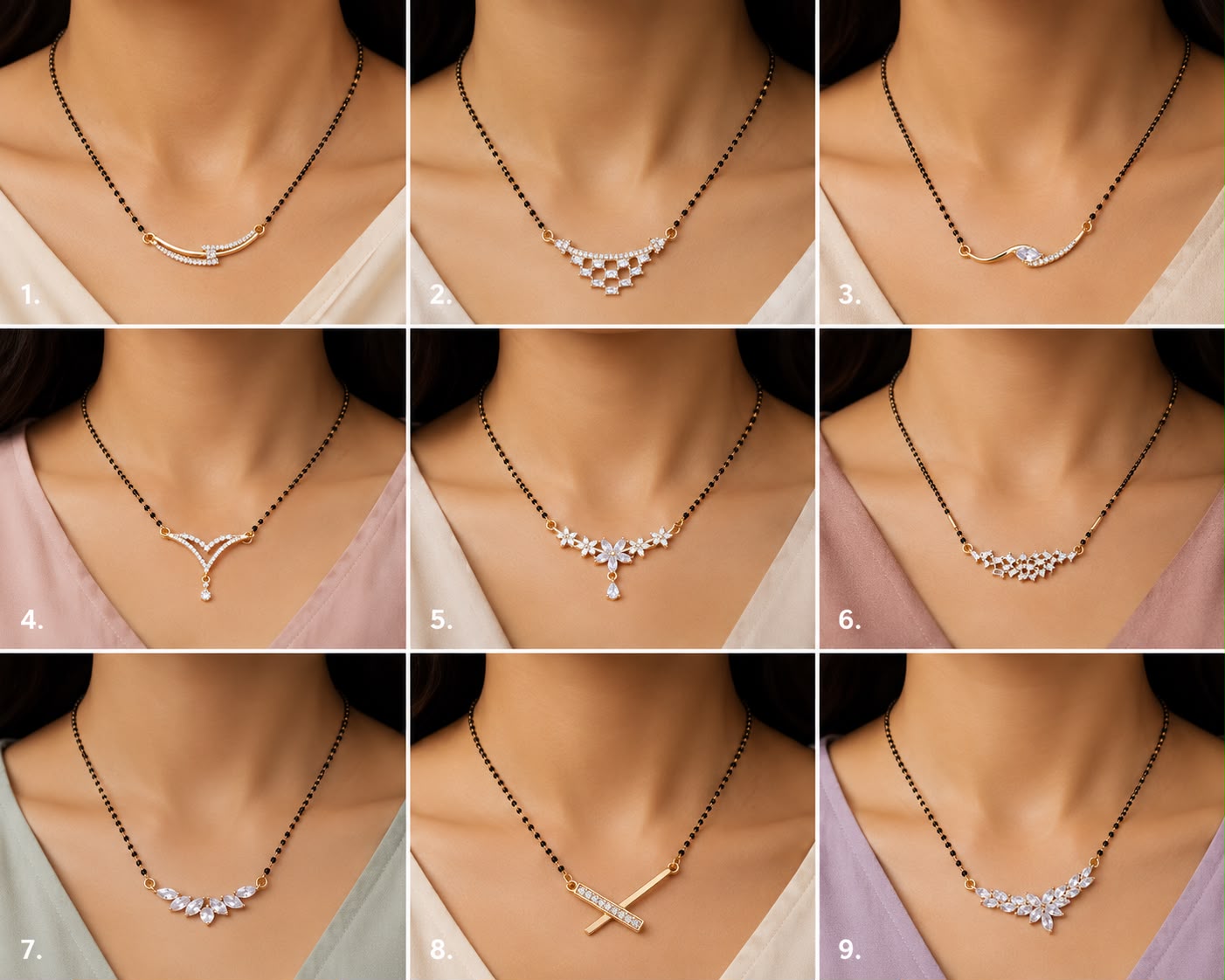 Mangalsutra Design 7 -Stainless Steel Anti Tarnish necklace - Image 3
