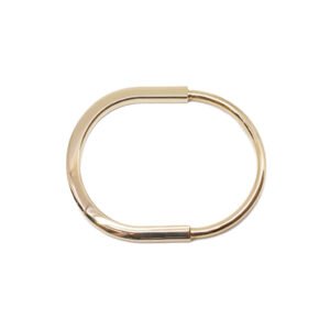 US padlock model 18k gold plated on Stainless Steel anti tarnish bracelet